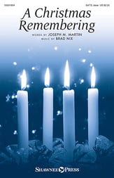 A Christmas Remembering SATB choral sheet music cover